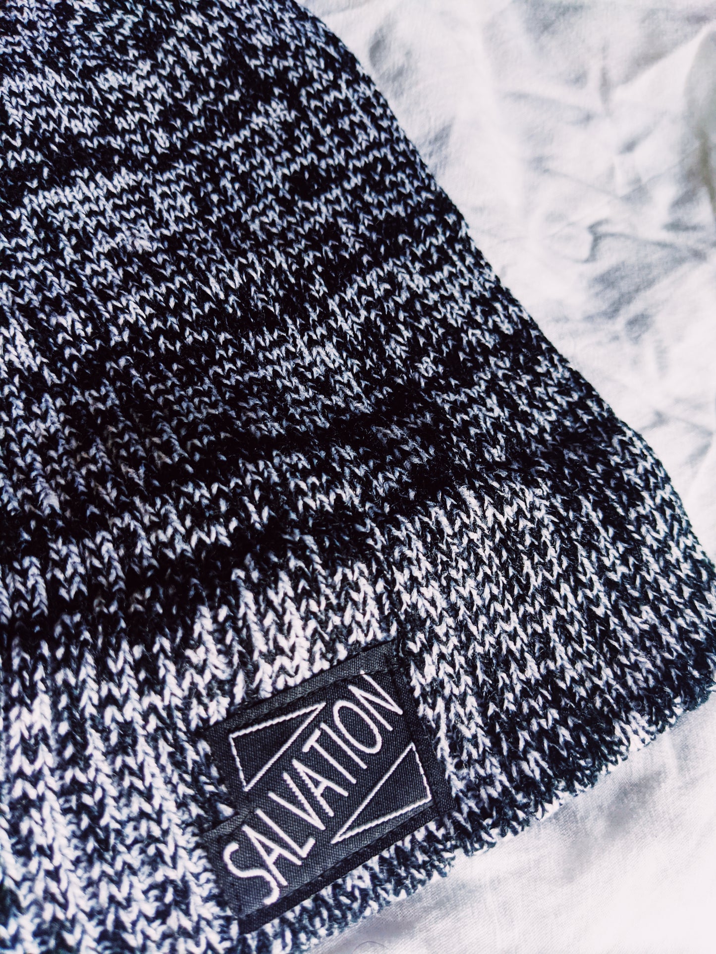 "Salvation" Premium Beanie Hat (Black/Grey)